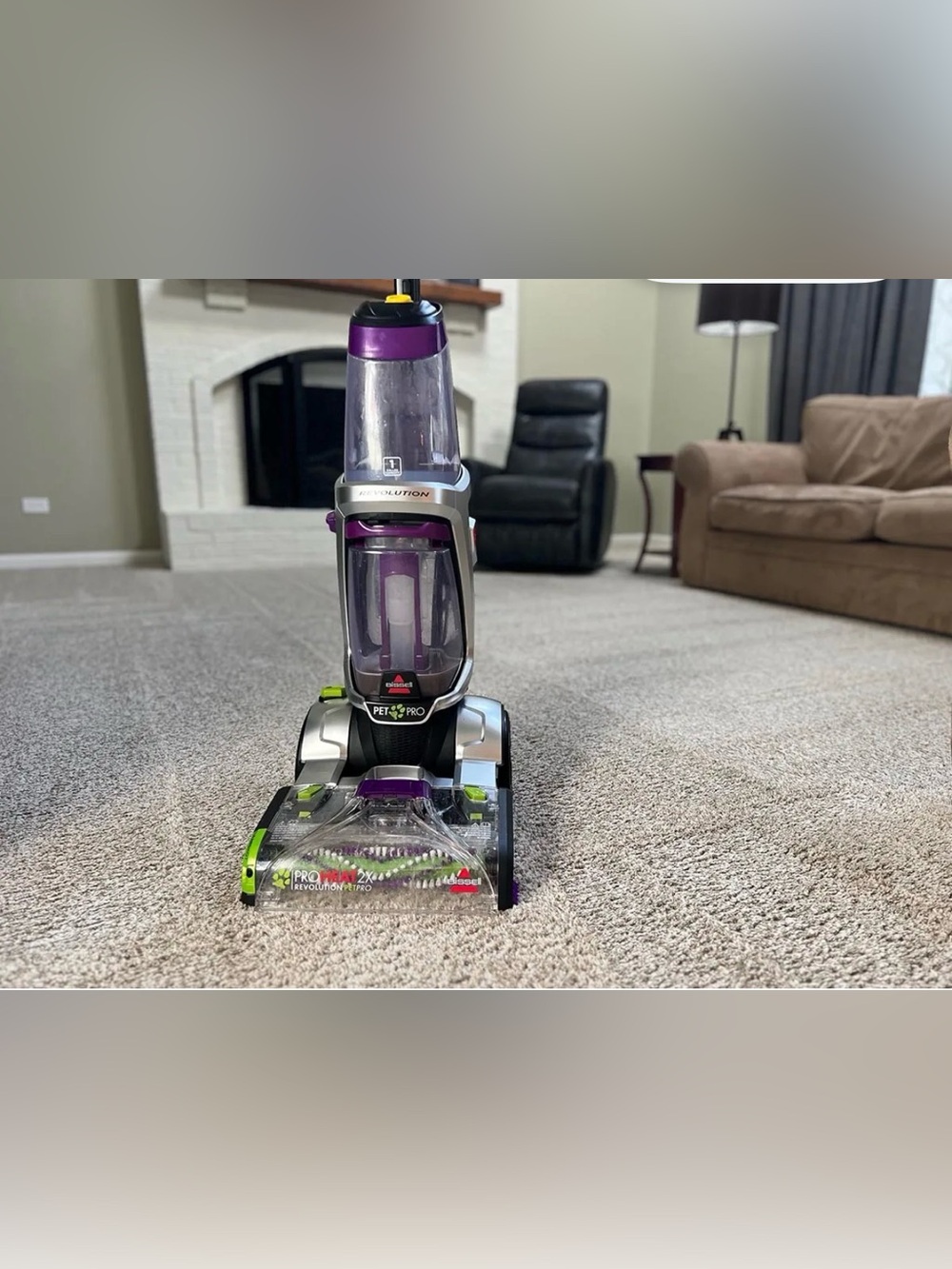 BISSELL proheat 2X Revolution Pet Pro Carpet Cleaner Model 1986, excellent condi